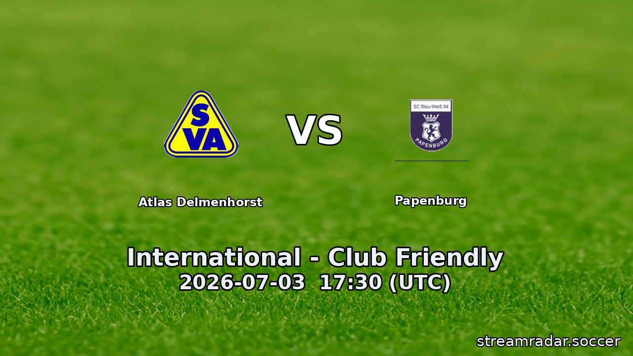 Atlas Delmenhorst vs Papenburg