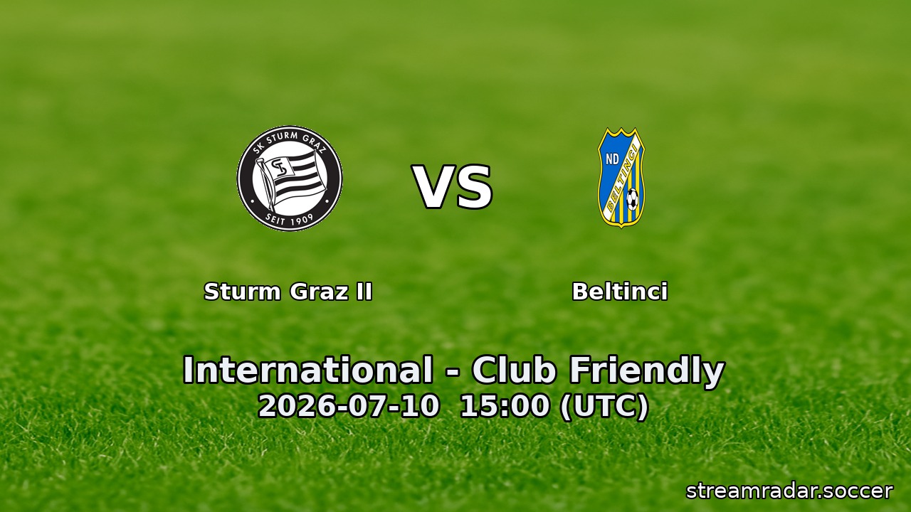 Sturm Graz II vs Beltinci