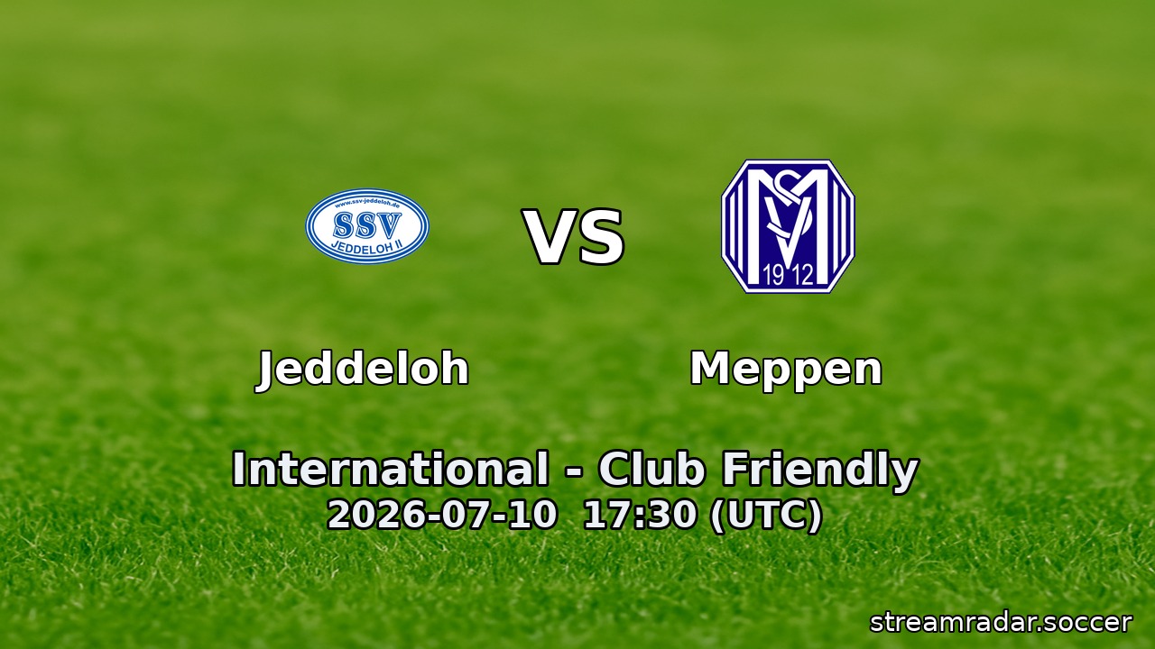 Jeddeloh vs Meppen