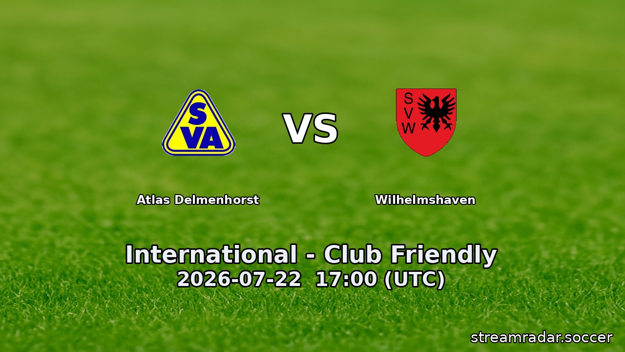 Atlas Delmenhorst vs Wilhelmshaven