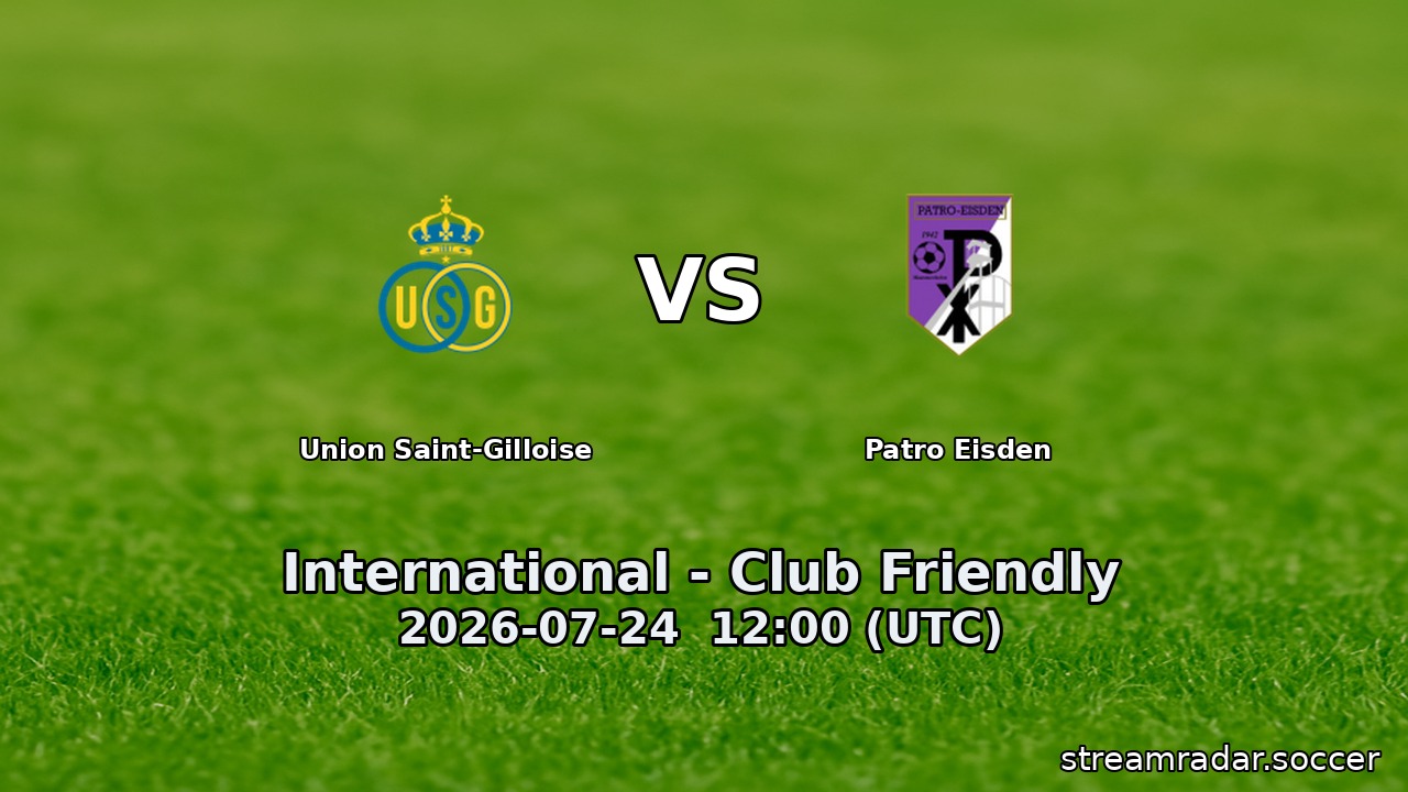 Union Saint-Gilloise vs Patro Eisden