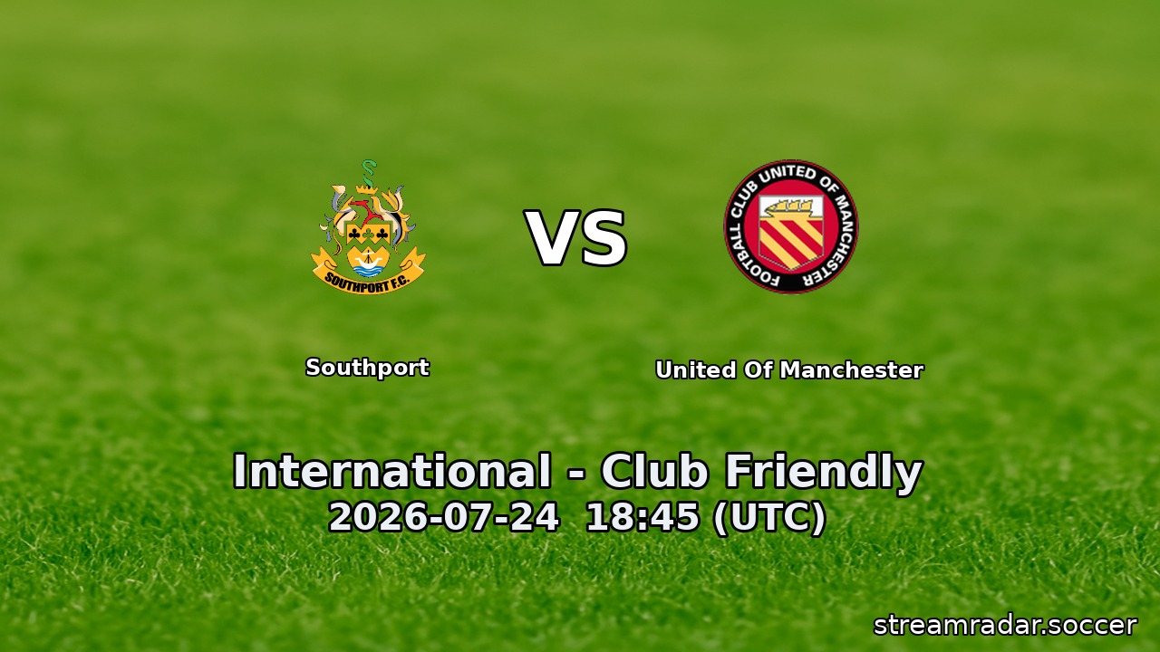 Southport vs United Of Manchester
