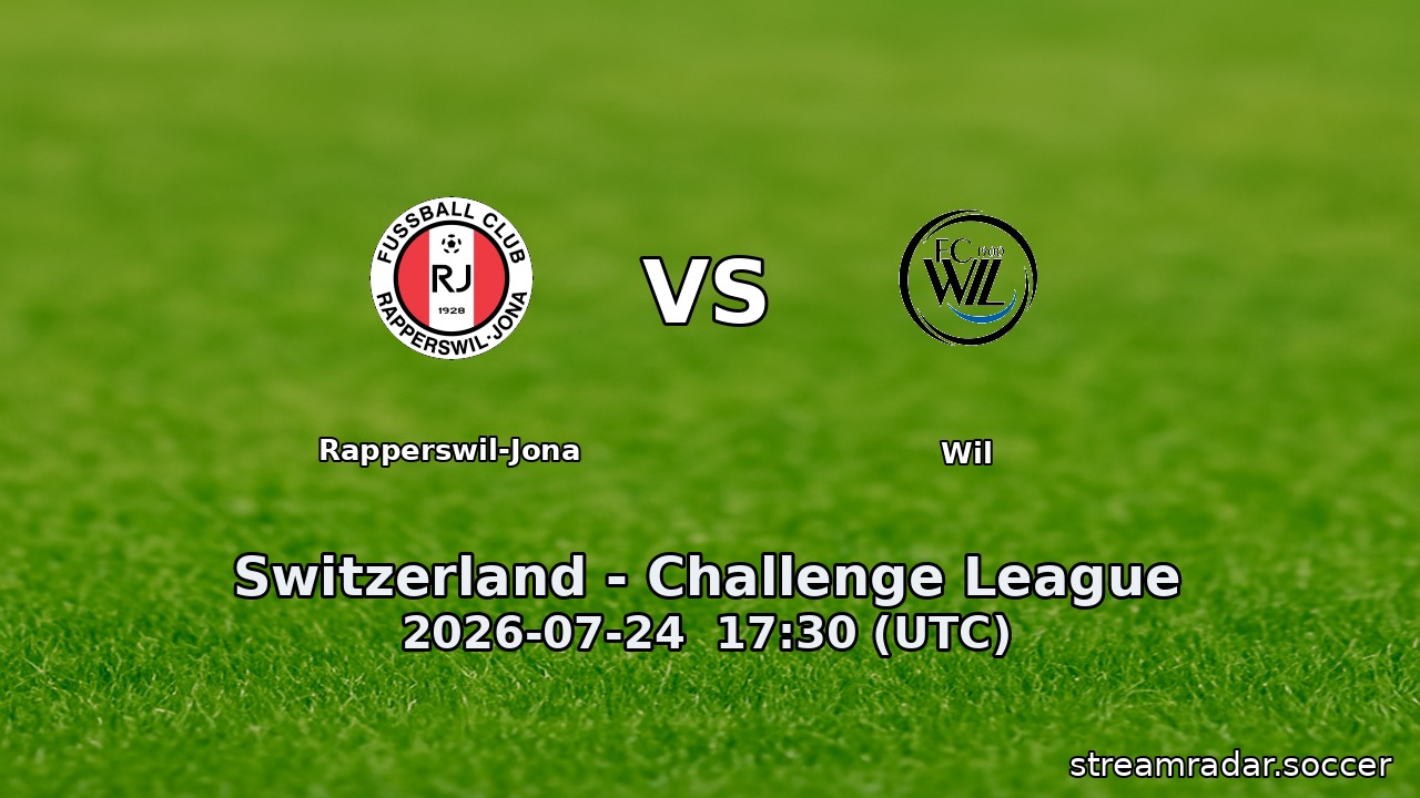 Rapperswil-Jona vs Wil