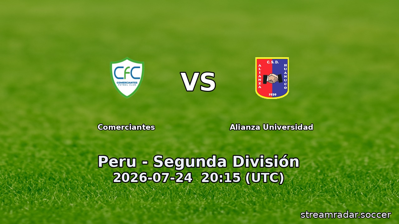 Comerciantes vs Alianza Universidad