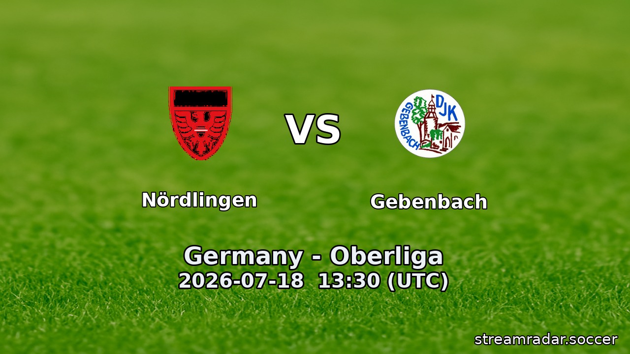 Nördlingen vs Gebenbach