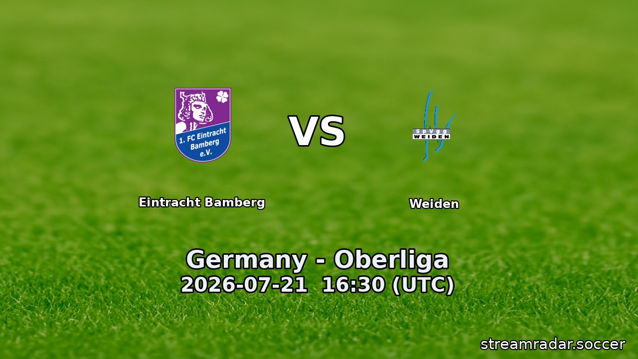 Eintracht Bamberg vs Weiden