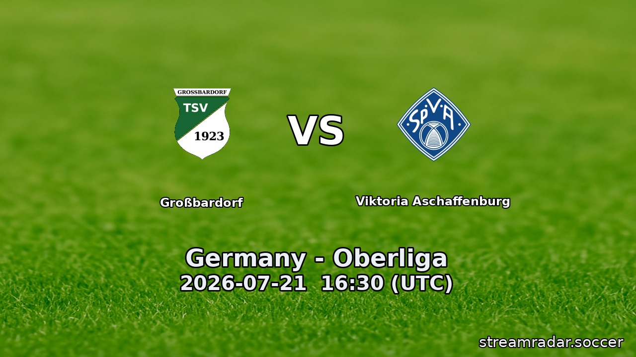 Großbardorf vs Viktoria Aschaffenburg