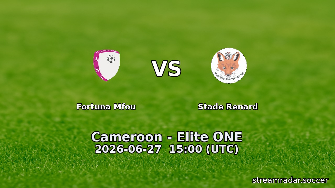 Fortuna Mfou vs Stade Renard