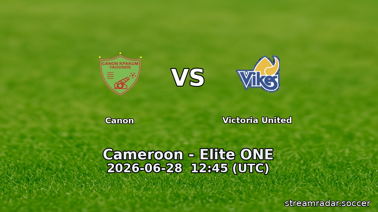 Canon vs Victoria United