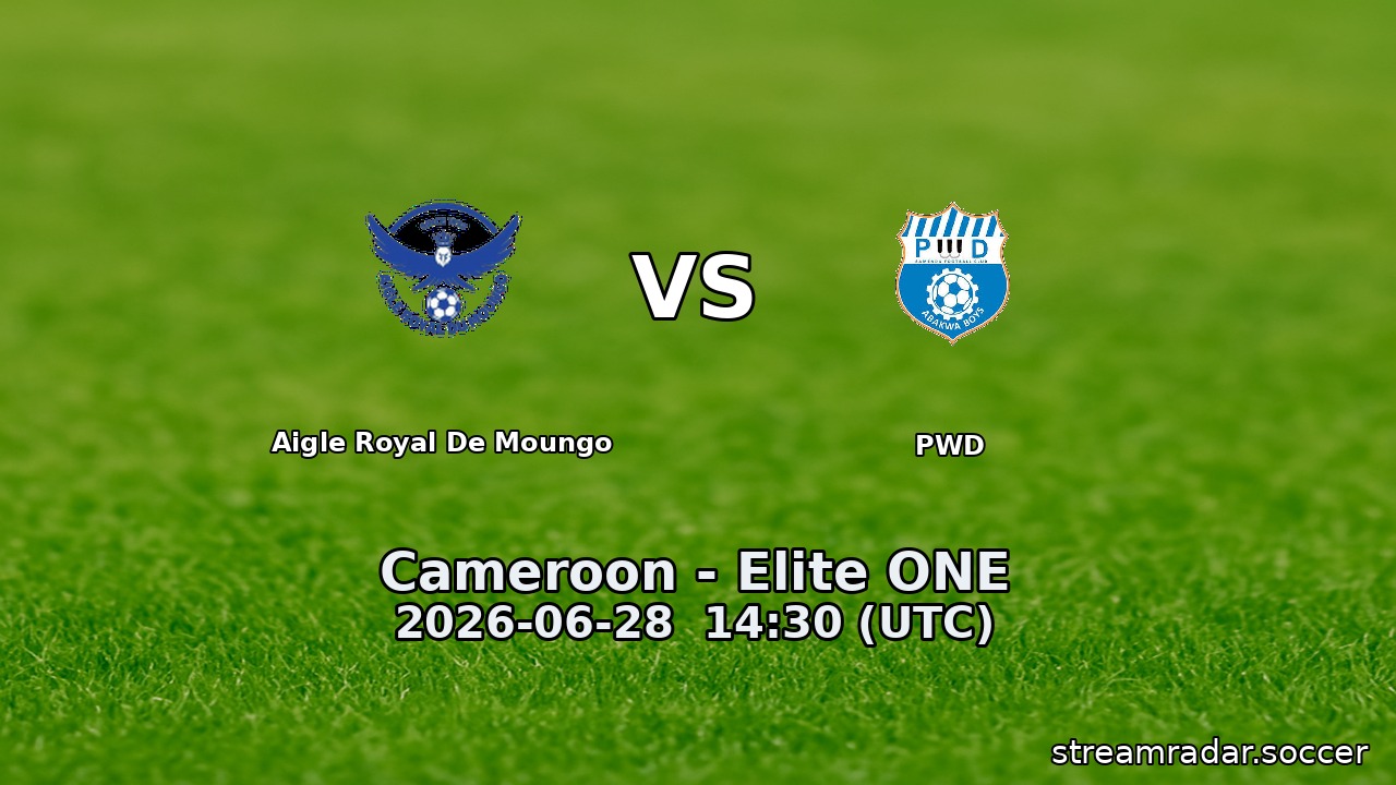 Aigle Royal De Moungo vs PWD