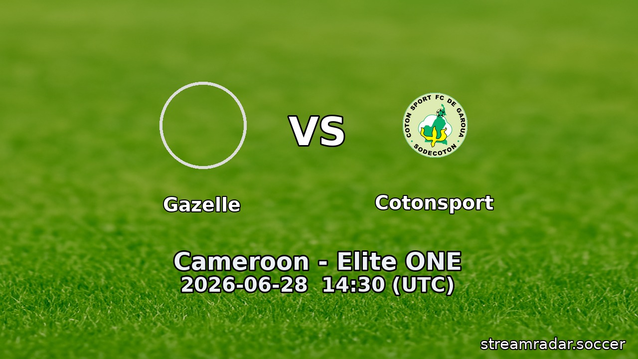Gazelle vs Cotonsport