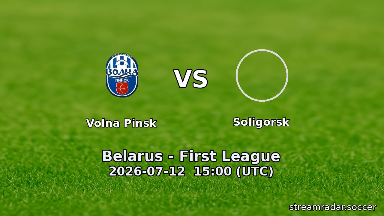Volna Pinsk vs Soligorsk