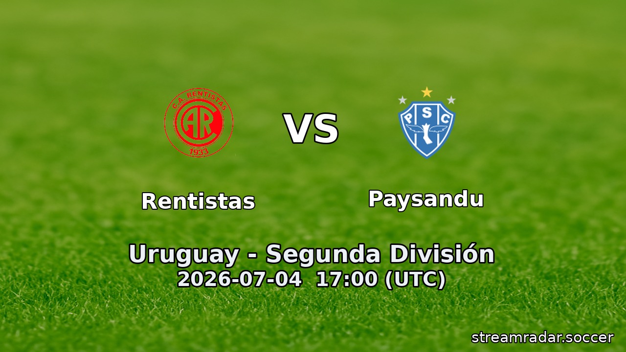 Rentistas vs Paysandu