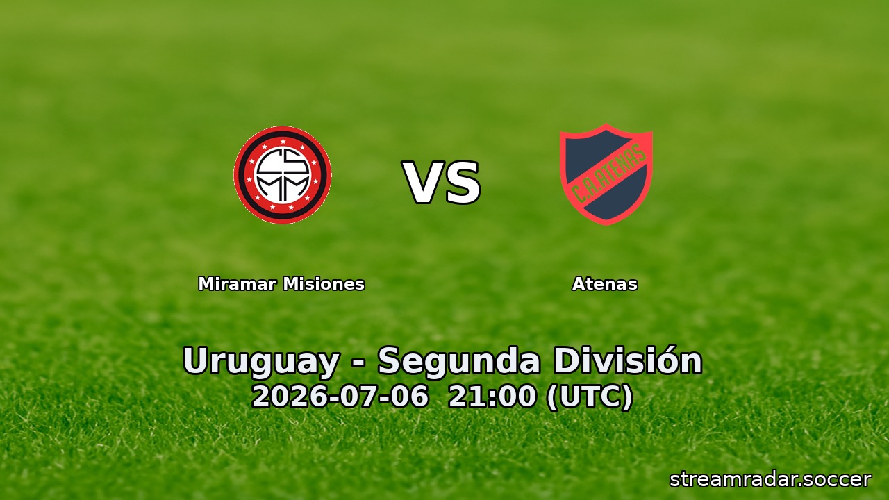 Miramar Misiones vs Atenas