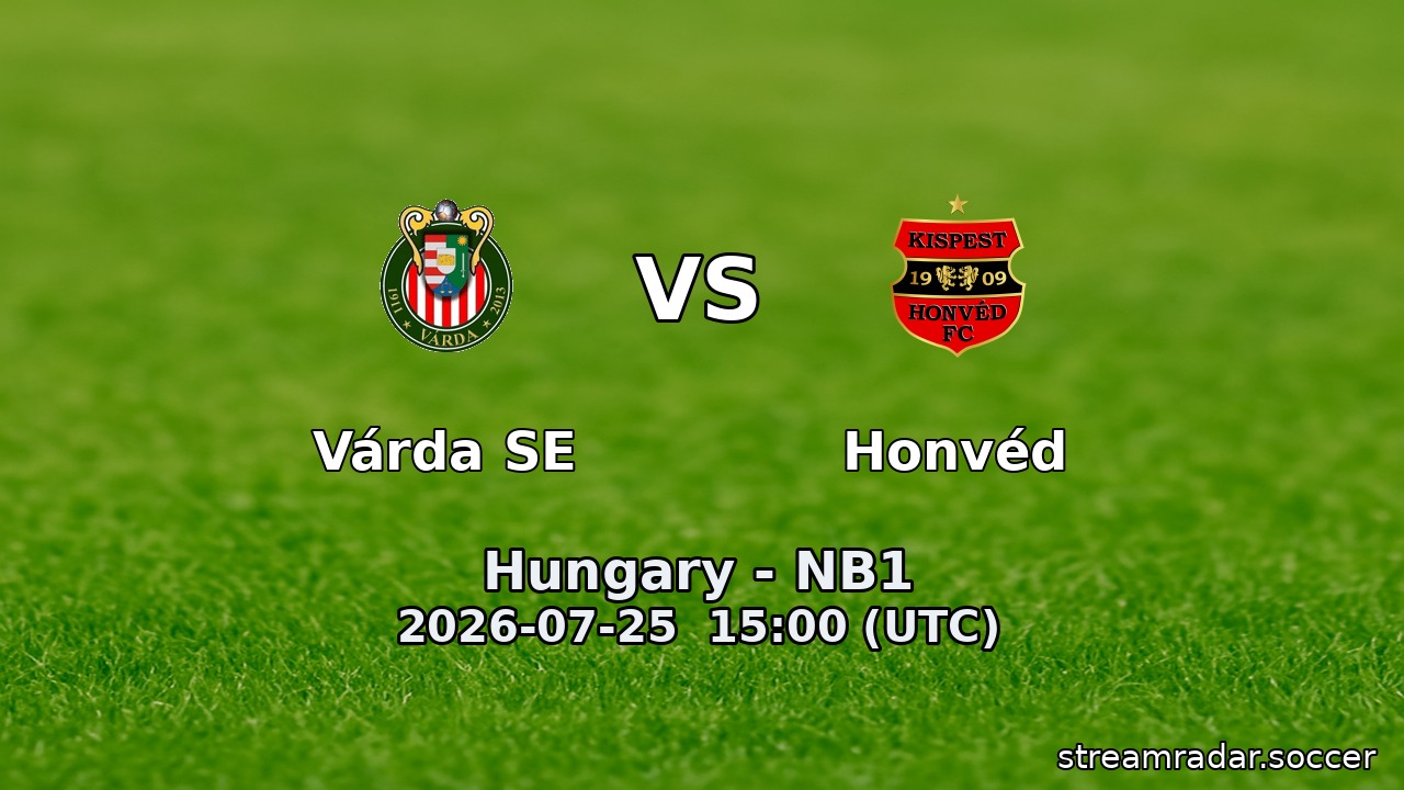 Várda SE vs Honvéd