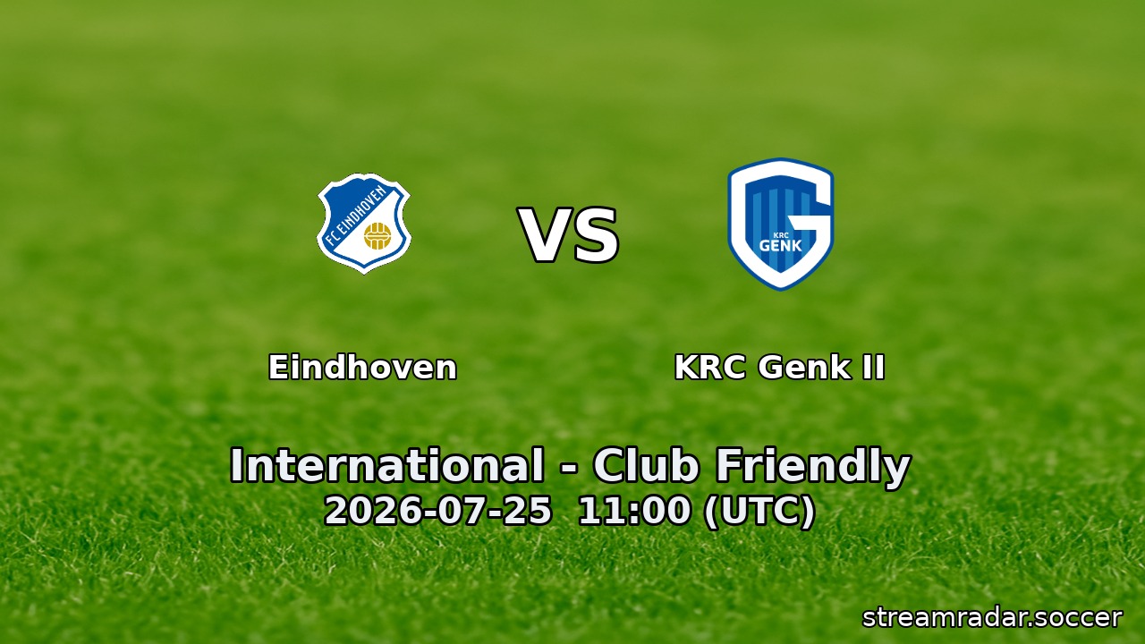 Eindhoven vs KRC Genk II