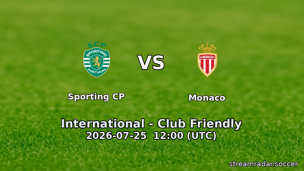 Sporting CP vs Monaco