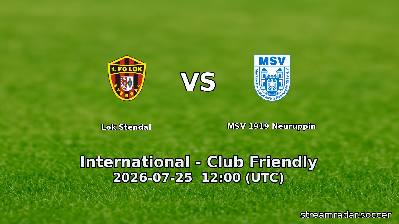 Lok Stendal vs MSV 1919 Neuruppin