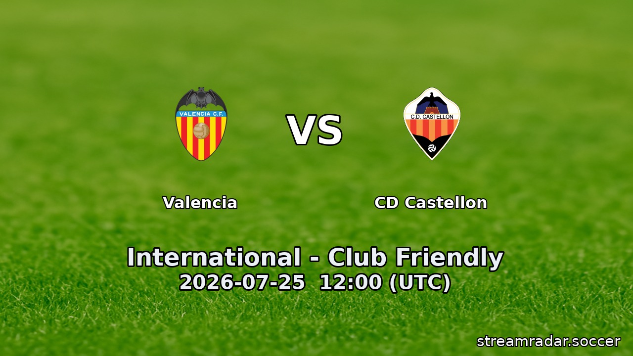 Valencia vs CD Castellon