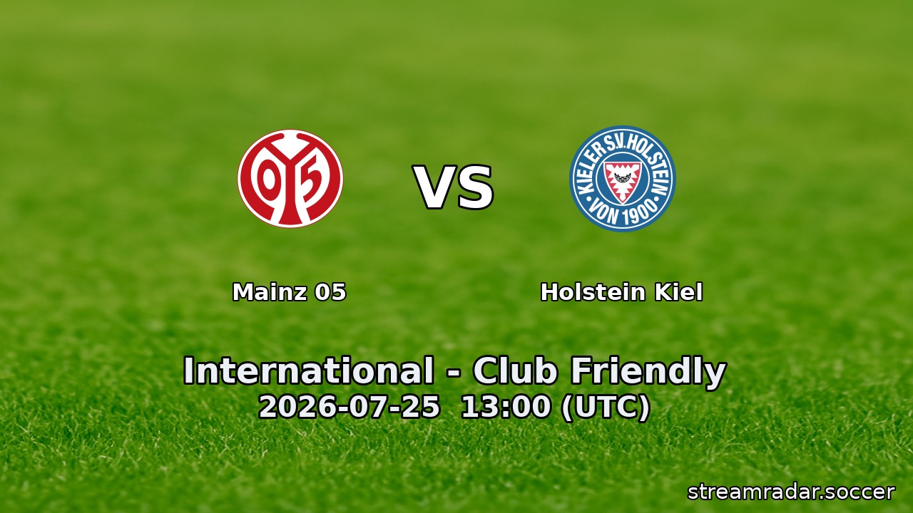 Mainz 05 vs Holstein Kiel