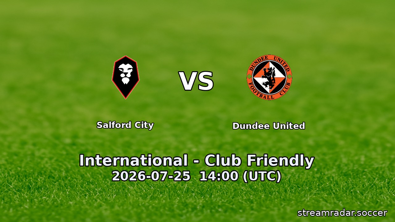Salford City vs Dundee United
