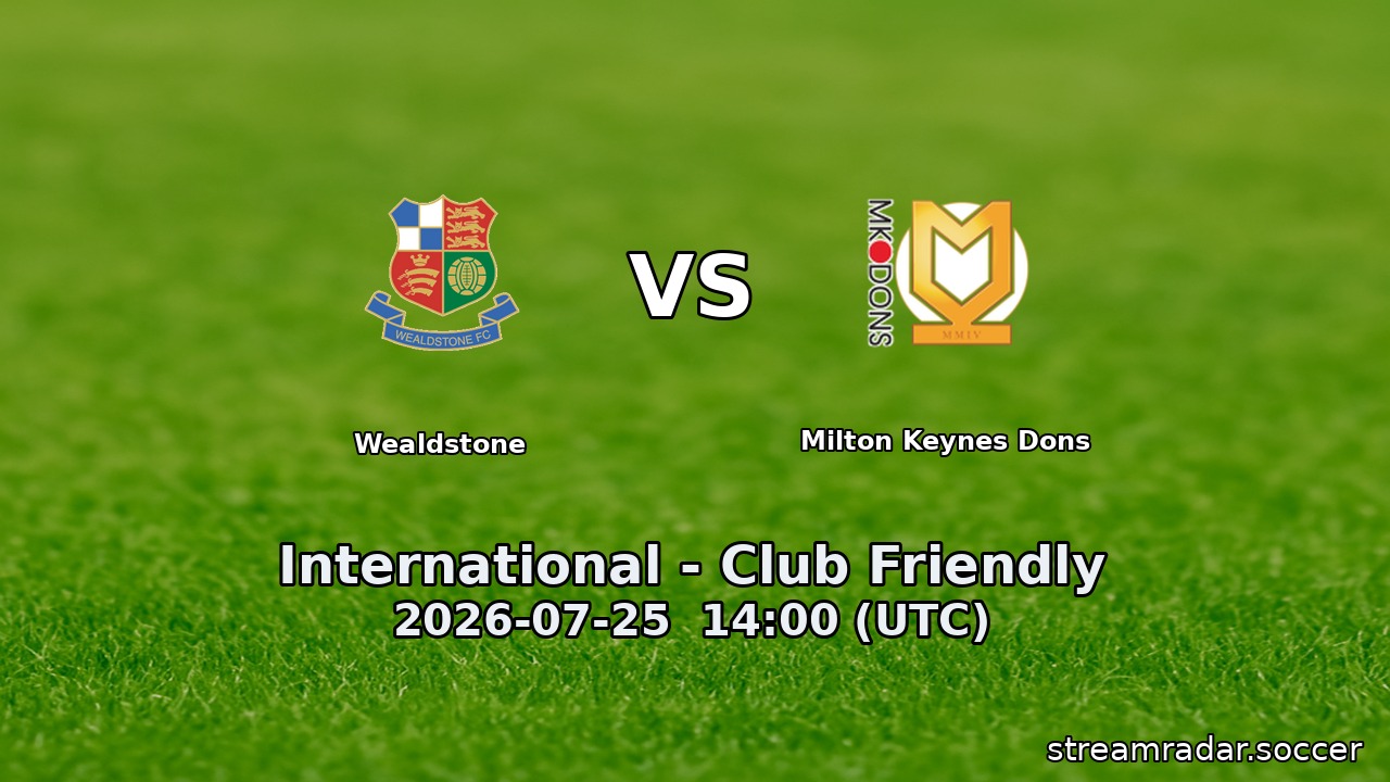 Wealdstone vs Milton Keynes Dons