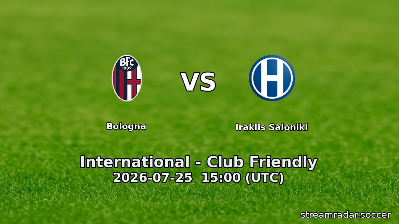 Bologna vs Iraklis Saloniki