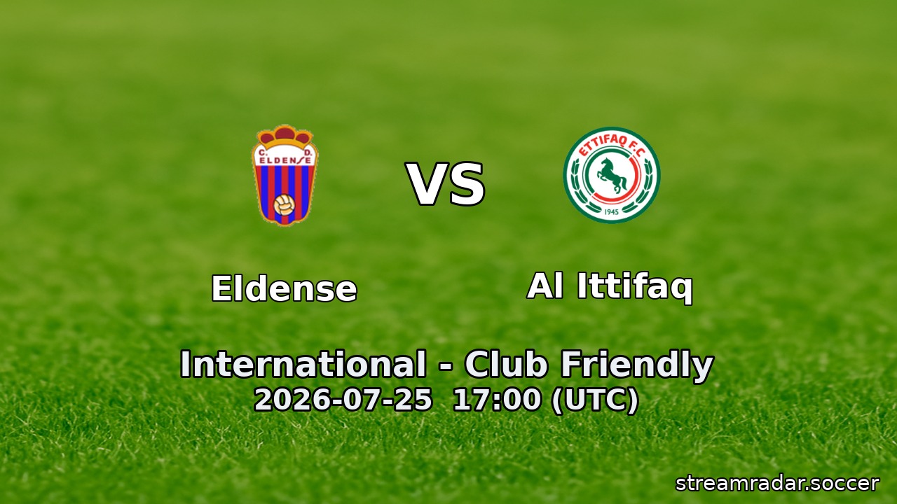 Eldense vs Al Ittifaq