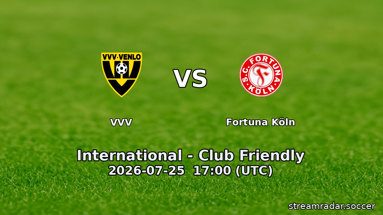 VVV vs Fortuna Köln