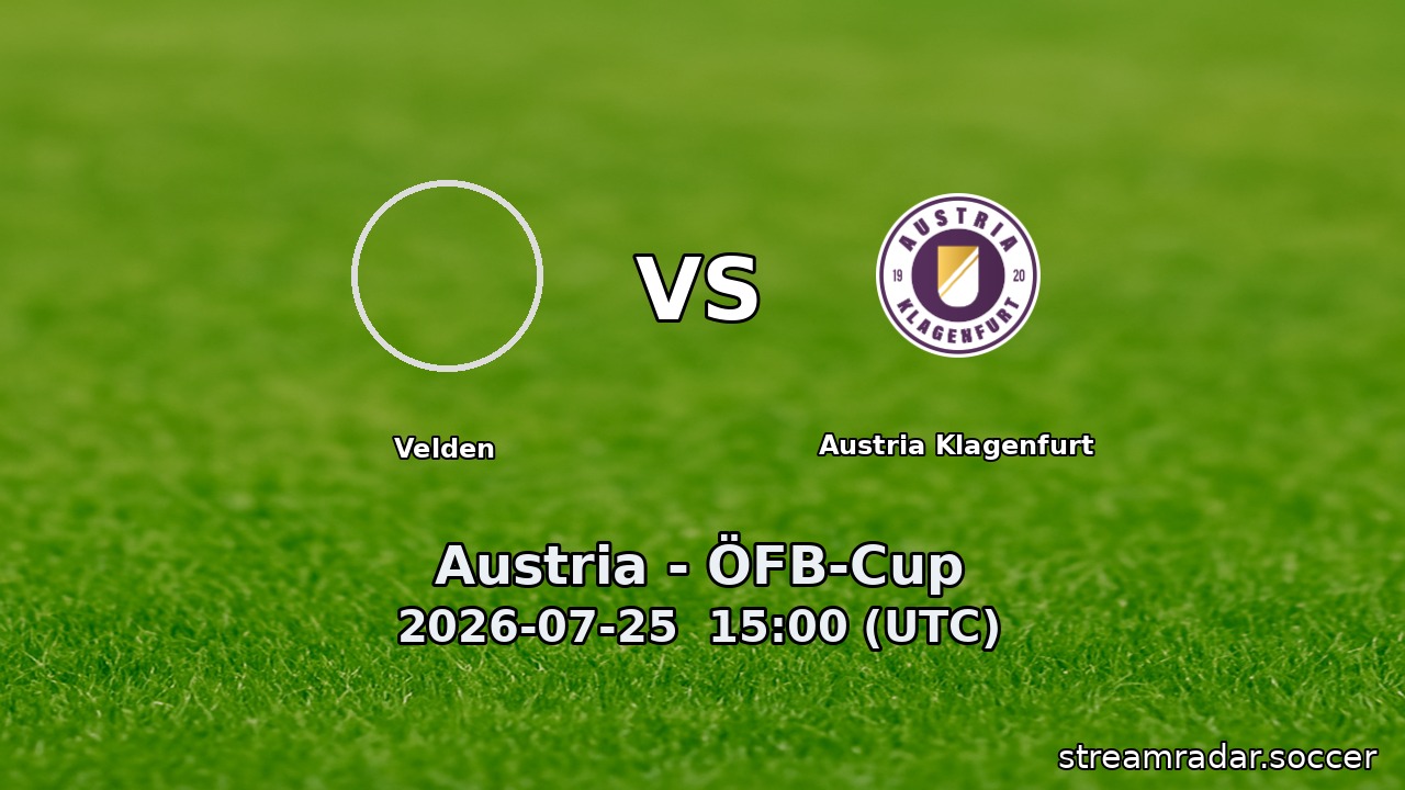 Velden vs Austria Klagenfurt