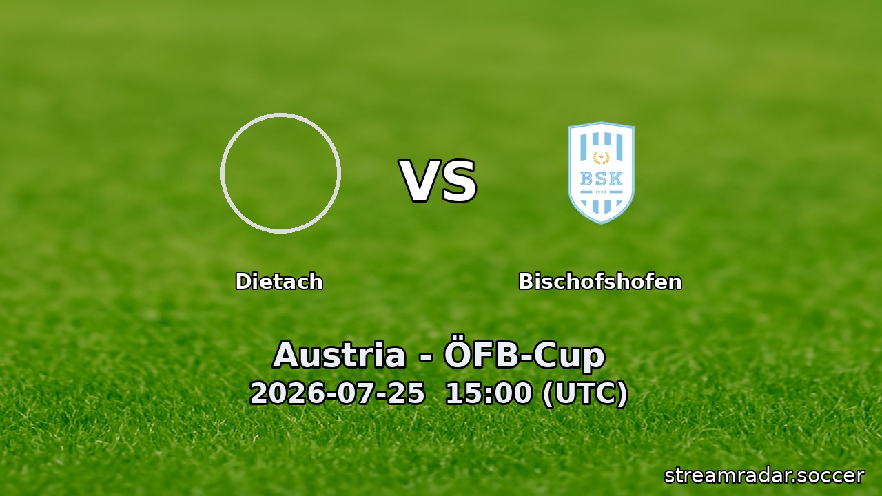 Dietach vs Bischofshofen