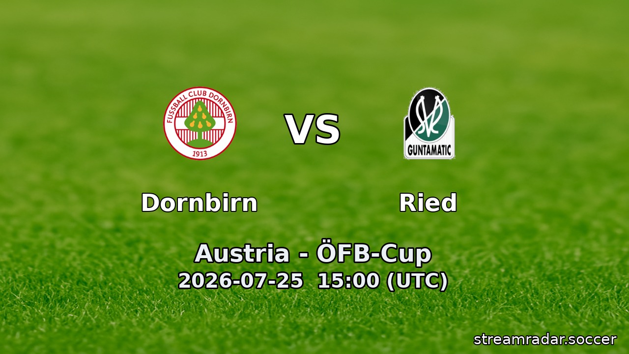 Dornbirn vs Ried