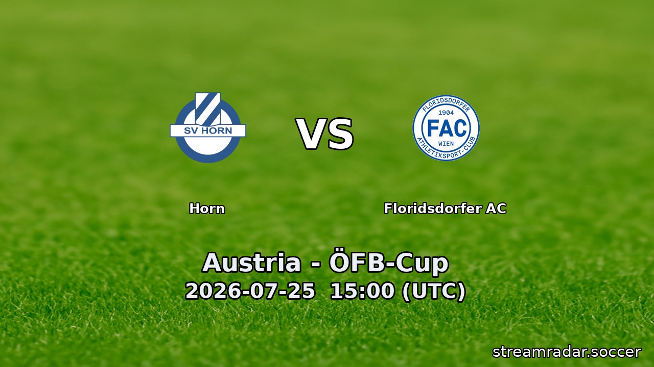 Horn vs Floridsdorfer AC