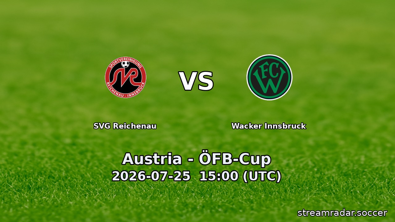 Wacker Innsbruck vs SVG Reichenau