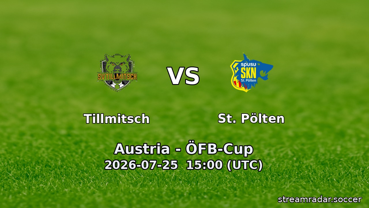 Tillmitsch vs St. Pölten