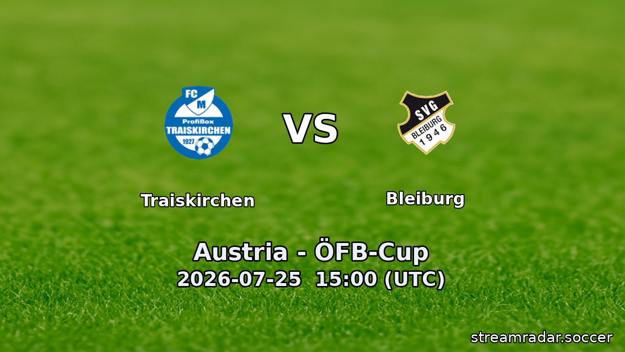 Traiskirchen vs Bleiburg