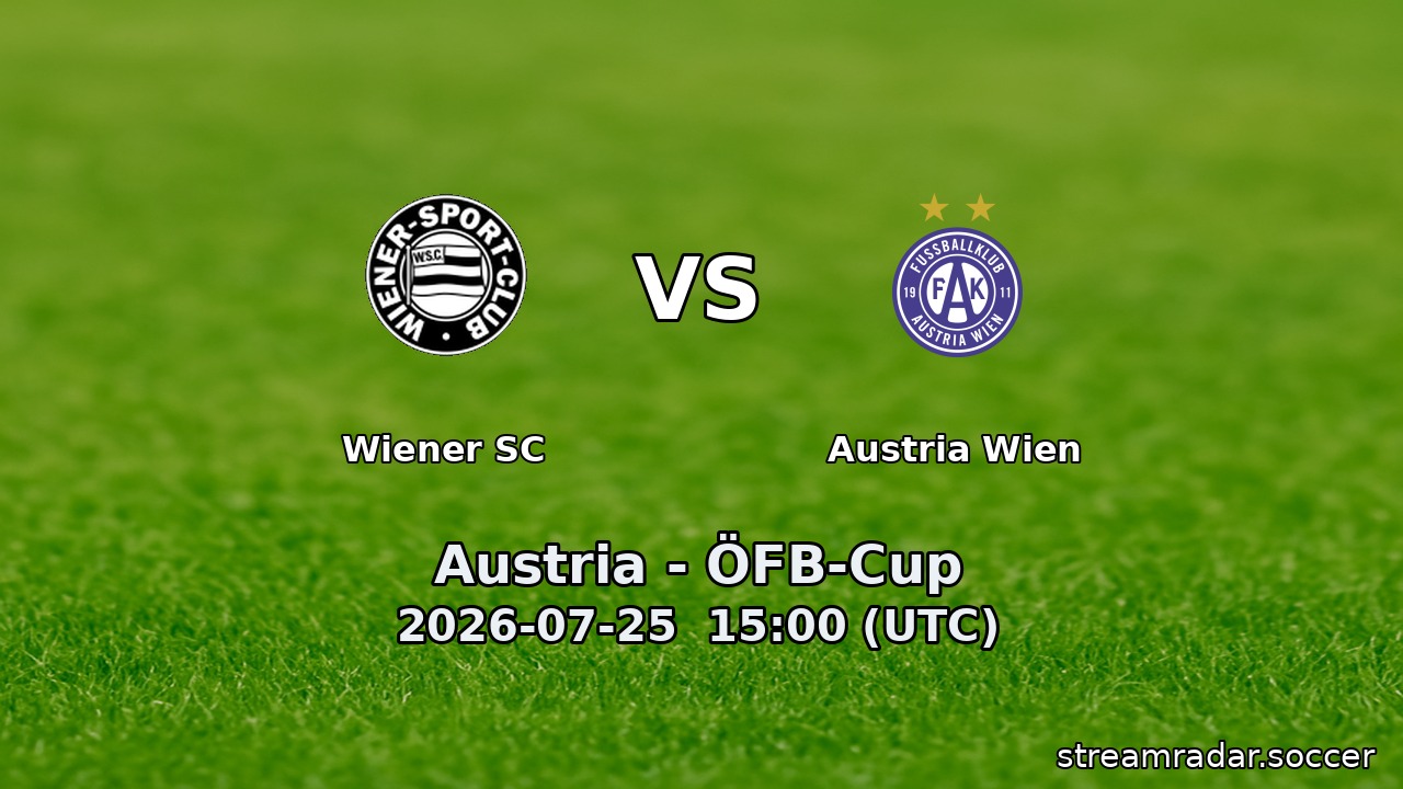 Wiener SC vs Austria Wien