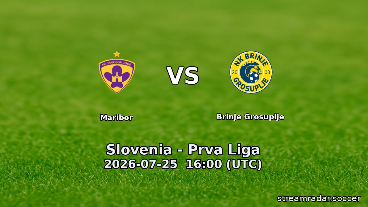 Maribor vs Brinje Grosuplje