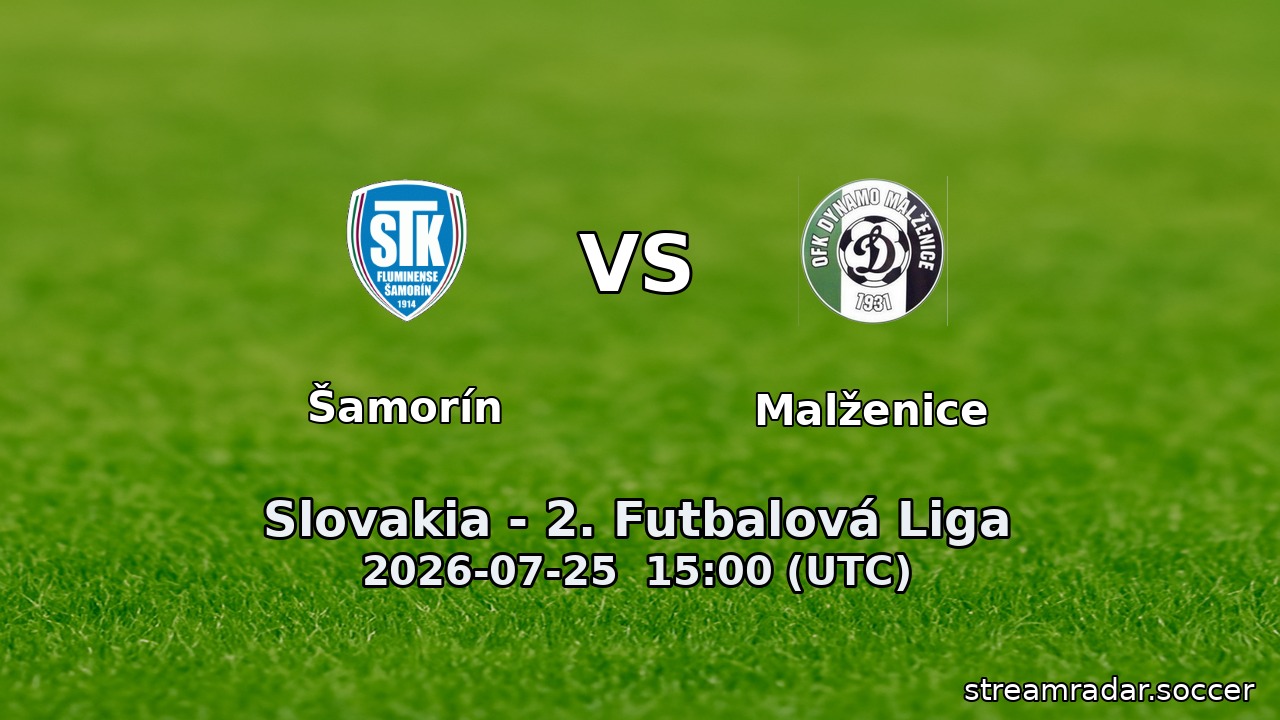 Šamorín vs Malženice