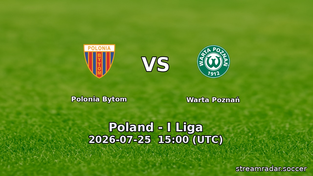 Polonia Bytom vs Warta Poznań