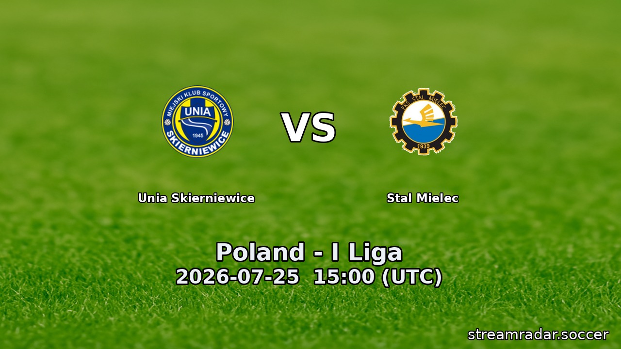 Unia Skierniewice vs Stal Mielec