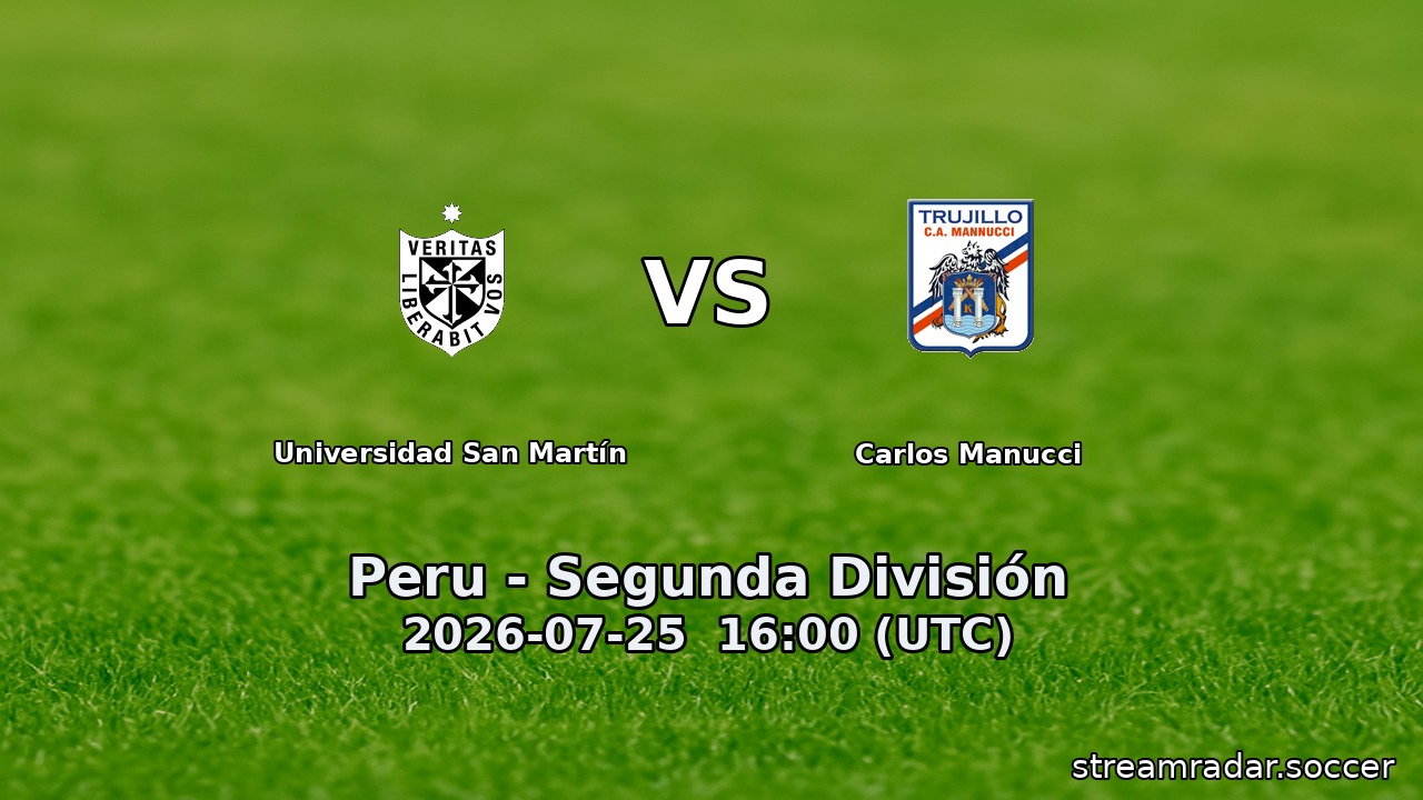 Universidad San Martín vs Carlos Manucci