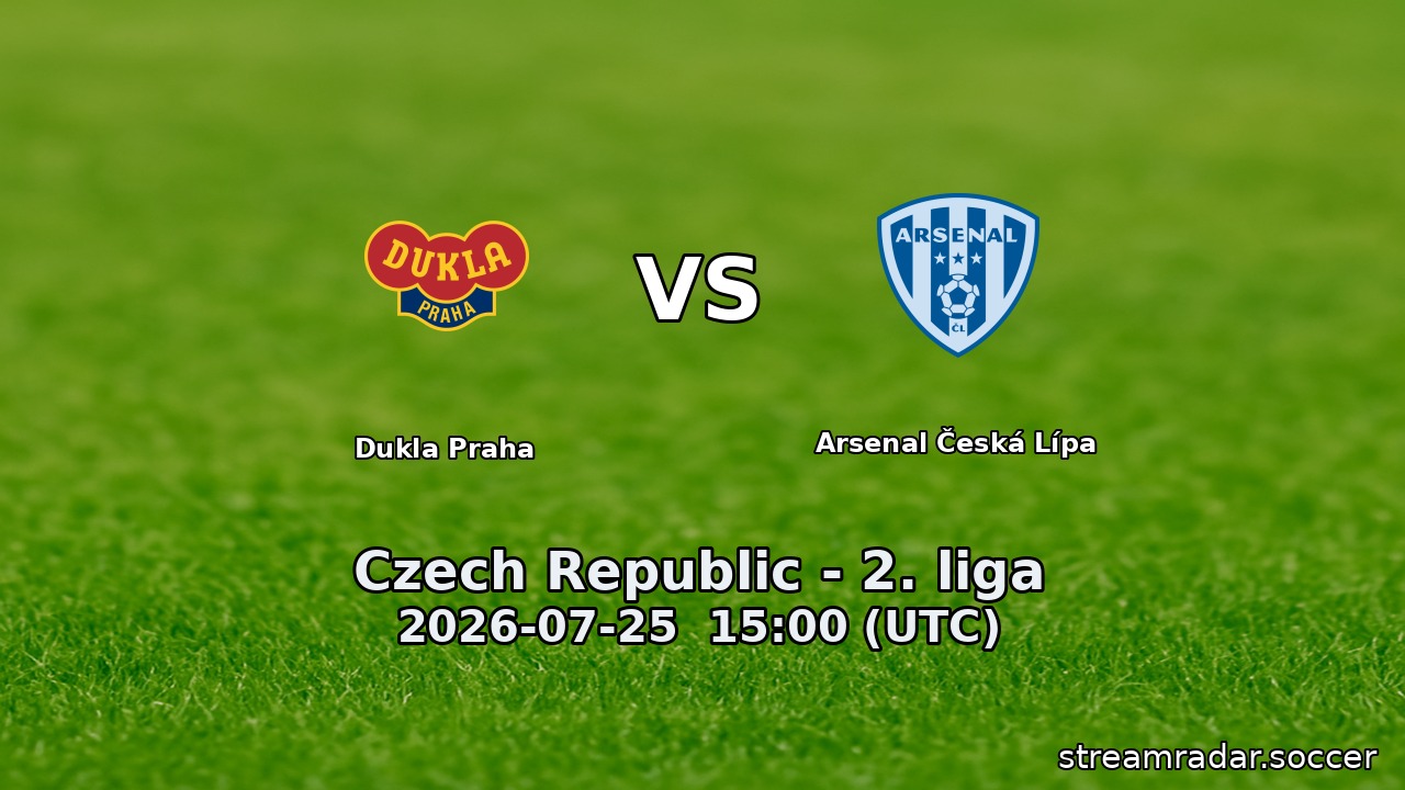 Dukla Praha vs Arsenal Česká Lípa