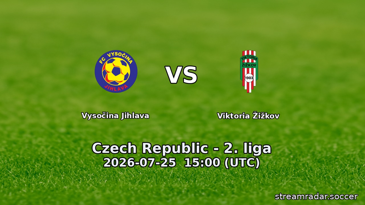 Vysočina Jihlava vs Viktoria Žižkov