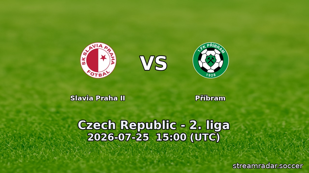 Slavia Praha II vs Příbram