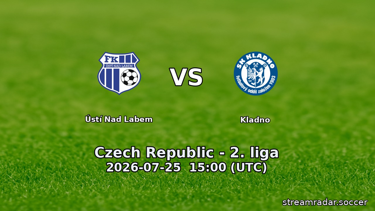 Ústí Nad Labem vs Kladno