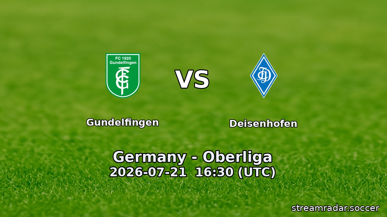 Gundelfingen vs Deisenhofen