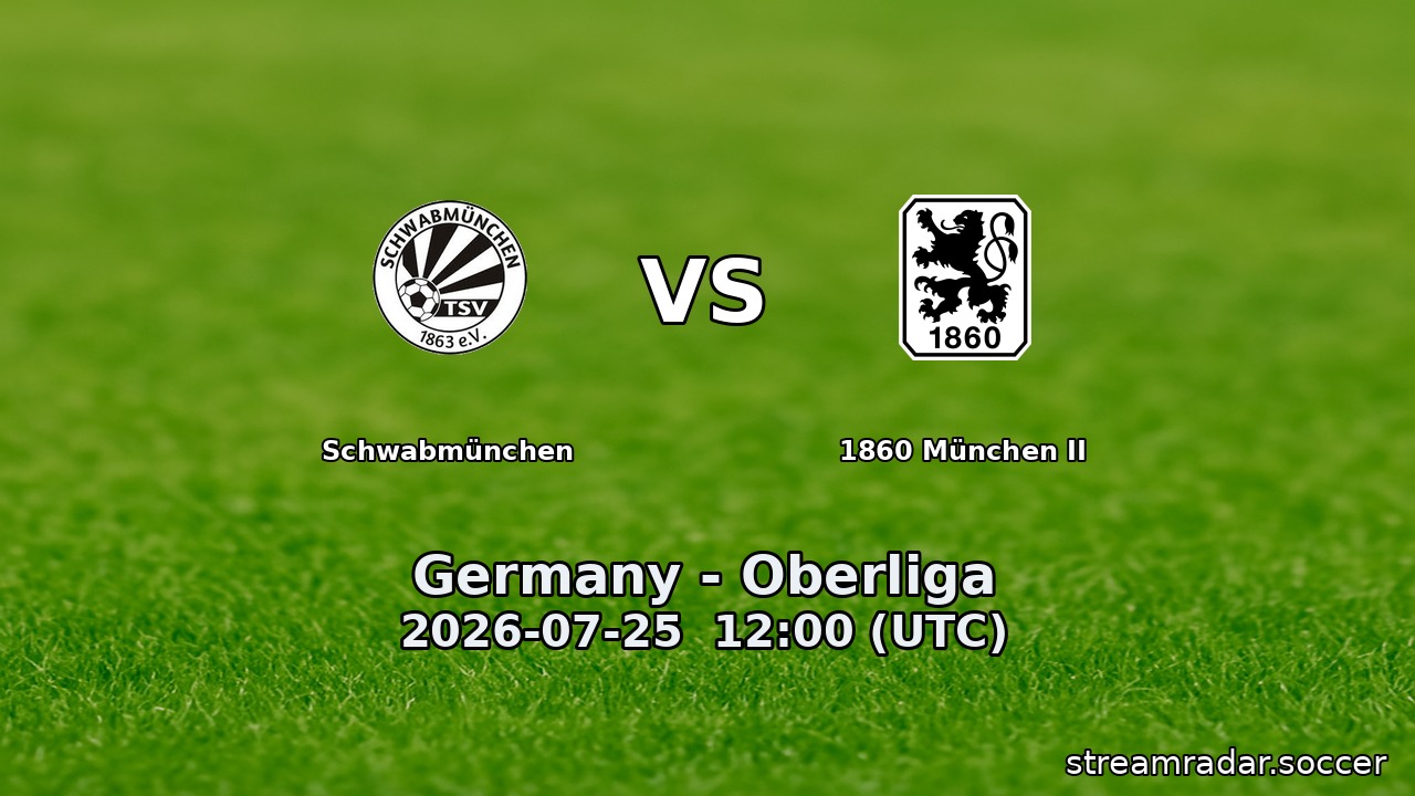 Schwabmünchen vs 1860 München II