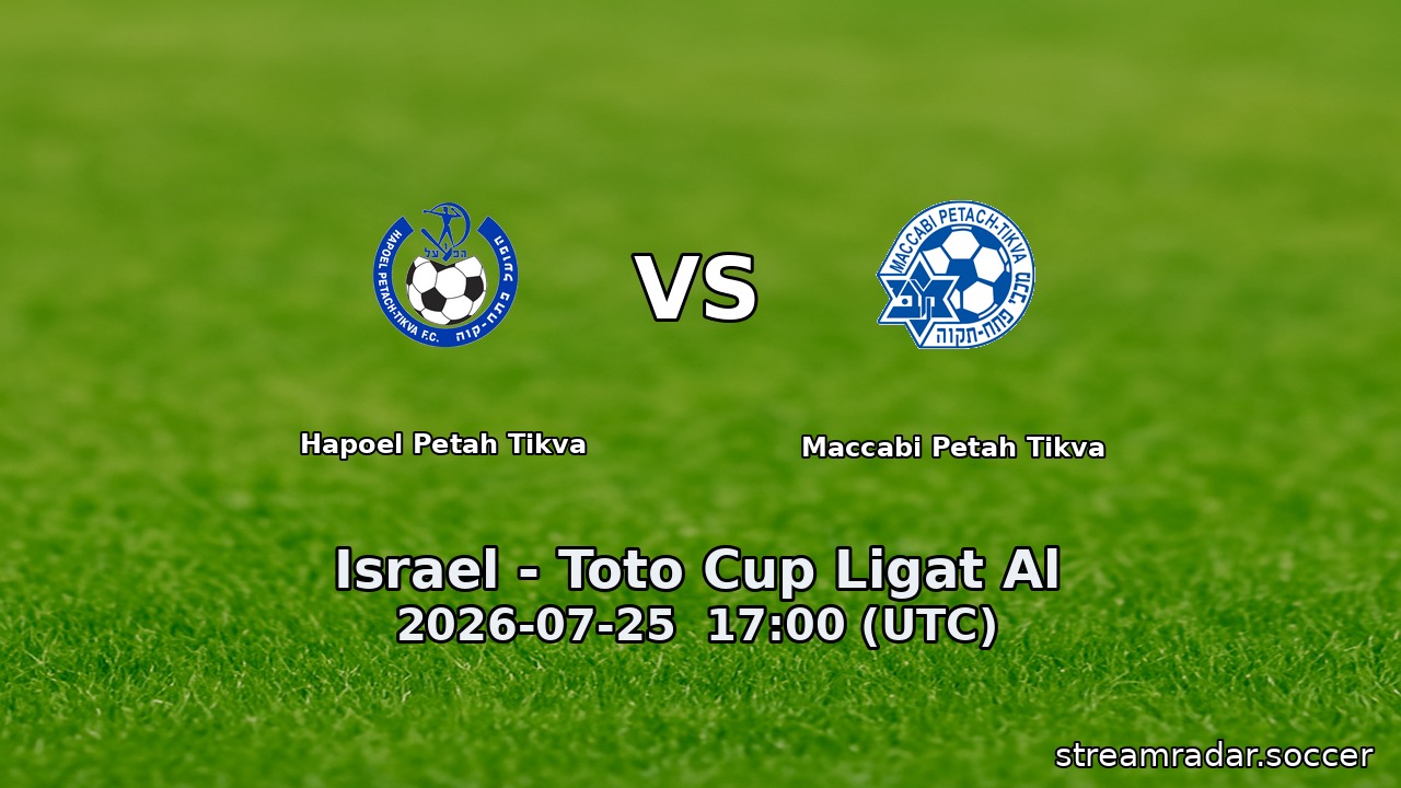 Hapoel Petah Tikva vs Maccabi Petah Tikva