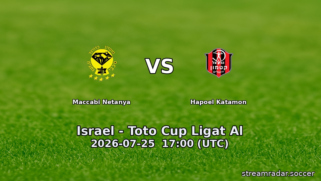 Maccabi Netanya vs Hapoel Katamon